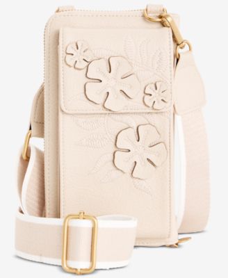 Applique Floral Phone Crossbody Bag, Macy's Exclusive