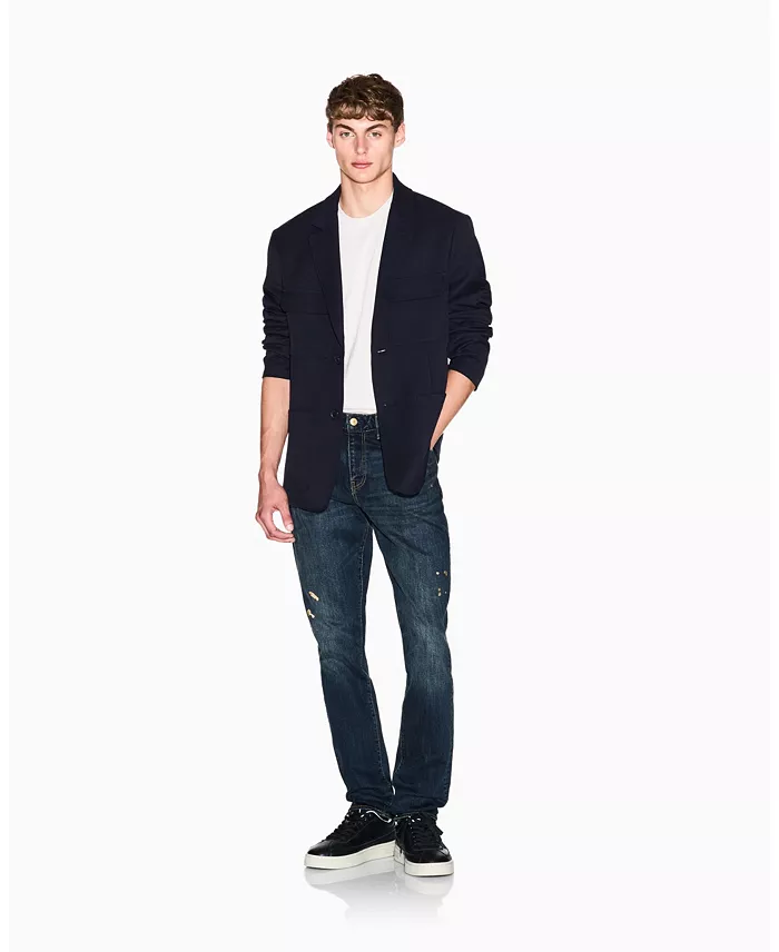Men's J14 Slim Gold Splatter Jeans - thumbnail 3
