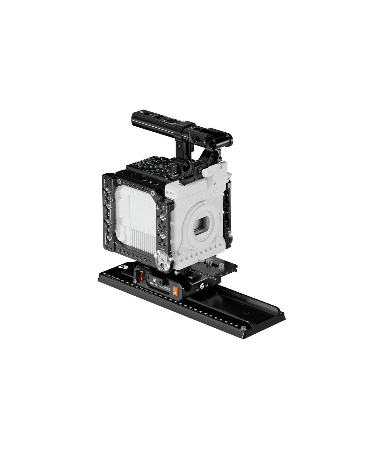 Bright Tangerine Right Side Horse Shoe Plate for Red V-raptor Camera, Black