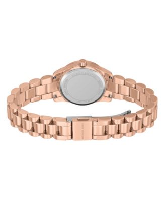 Women's Lexington Three-Hand Rose Gold-Tone Stainless Steel Watch and Jewelry Set, 26mm