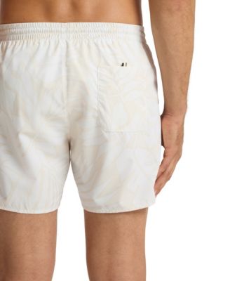 Men's All-Over Print Logo-Badge Swim Shorts