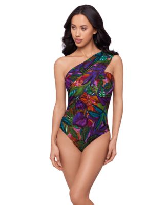 Women's Bandeau Neck One-Piece Swimsuit