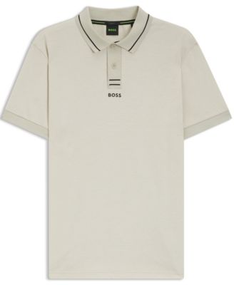 Men's Cotton Pique Slim-Fit Polo Shirt