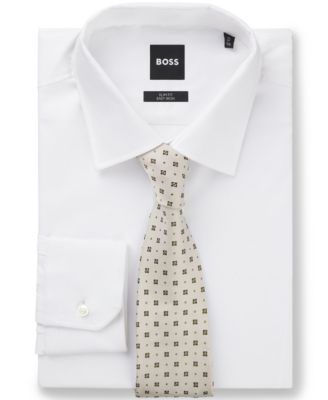 Hugo Boss - Men's Jacquard Pattern Formal Silk Tie