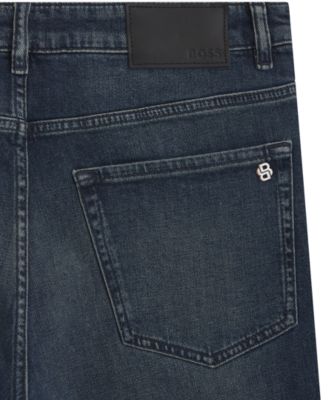 Men's Blue Comfort-Stretch Denim Maine Regular-Fit Jeans