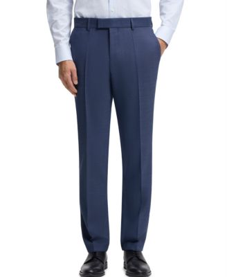 Men's Micro-Patterned Stretch Cloth Two-Piece Slim-Fit Suit