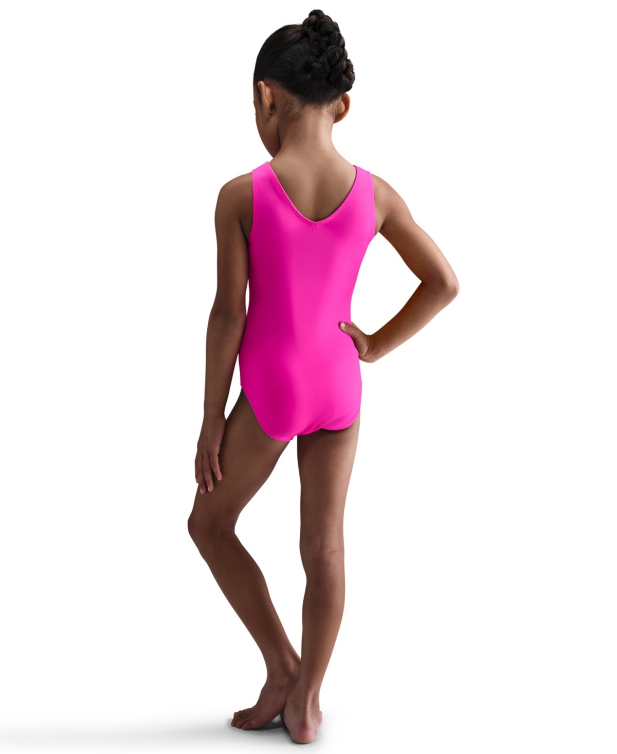Nike Gymnastics Girls' 7-16 Classic Performance Leotard In Pink