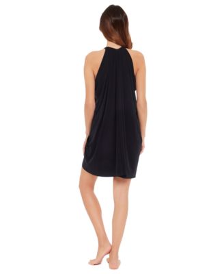 Women's Draped Cover-Up Dress