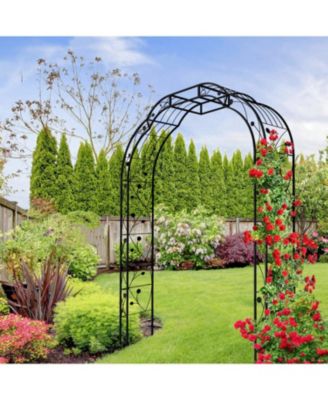Metal Garden Arch 74.4" Wide