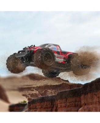 RC Car 1:18, 4WD Off-Road Truck 36 km/h with 45° Wheelie & 2 Batteries, High-Speed Racing Toy for Kids 8+, IPX4