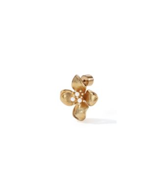 Iris Blossom Stud Earrings