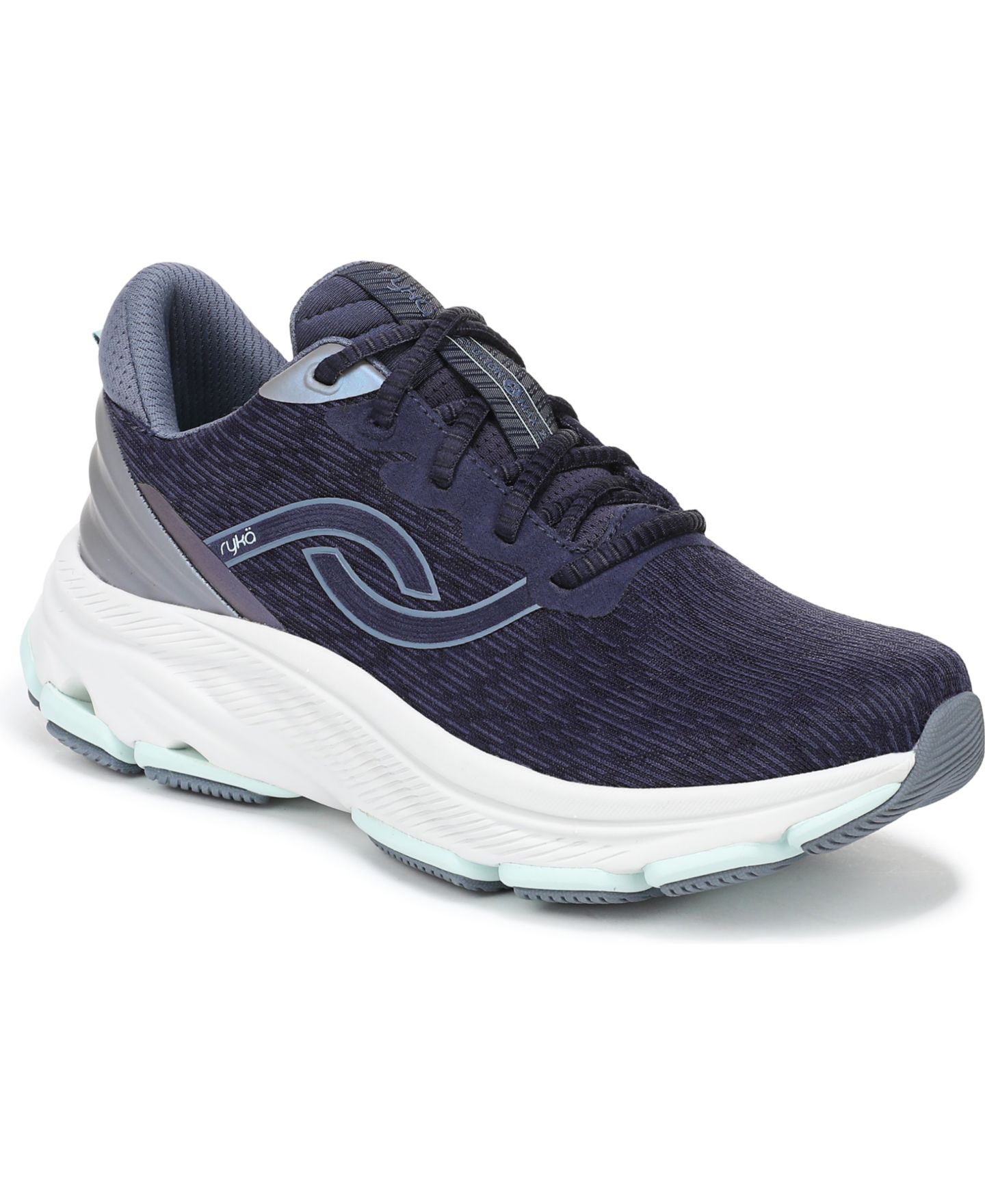 Женские кроссовки Ryka Devotion X Max 2 Lace-Up Walking, цвет: Синий сетчатый — фото 1