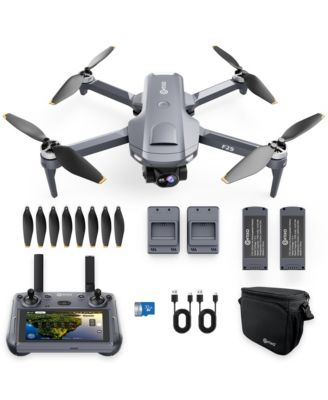 Drone with 4K UHD Camera for Adults, " Touch Screen Remote, Auto Return, Wind Resistance, Battery for 23 Mins Flight Time, Intelligent Flight