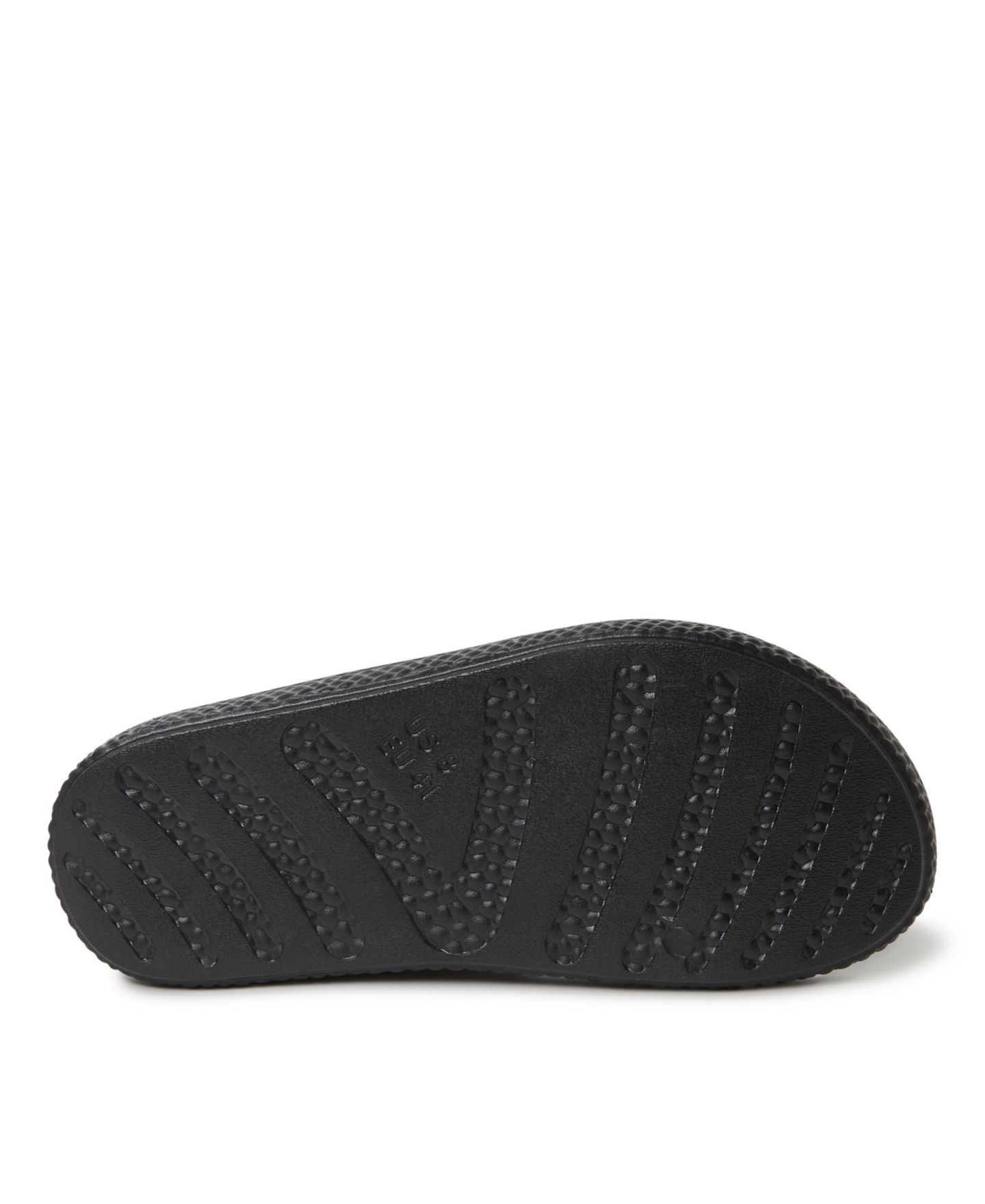 Мужские сандалии Dearfoams EcoCozy Sustainable Comfort Flip Flop Thong Sandal, цвет: Чёрный — фото 6