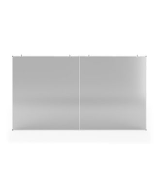 Xander Dry Erase Board for Wall with Aluminum Whiteboard Frame and Removable Marker Tray, 3 Markers, 1 Eraser, 6 Magnets Included