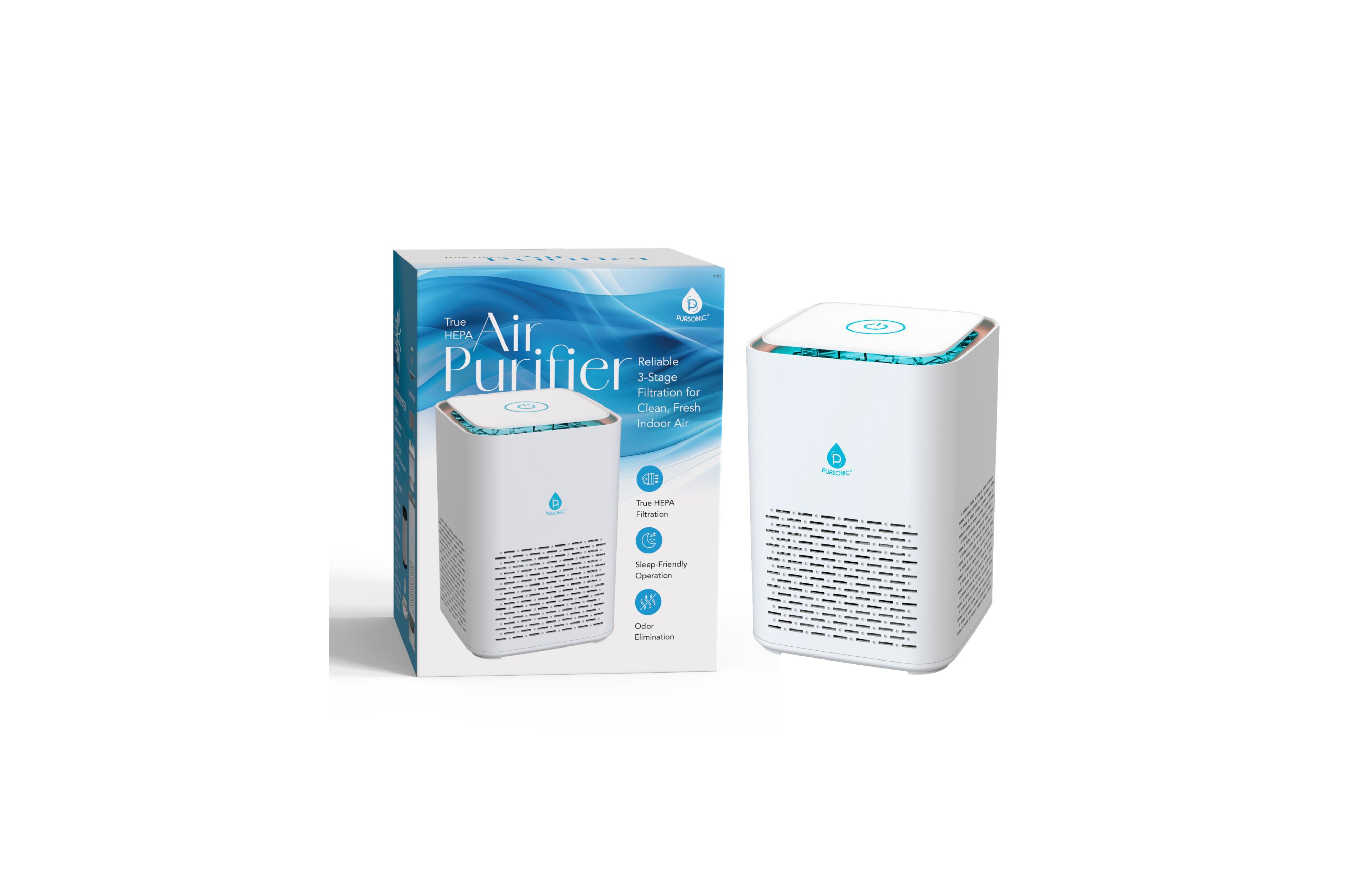 Pursonic True Hepa Air Purifier - Compact Power for Cleaner Air