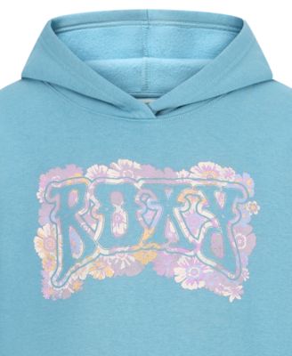 Girls' 7-16 Botanical Print Long-Sleeve Hoodie