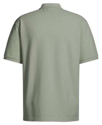 Men's Distressed Logo Polo Shirt