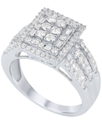 Macy's - White Diamond Ring (1 ct. t.w.) in 10K White Gold