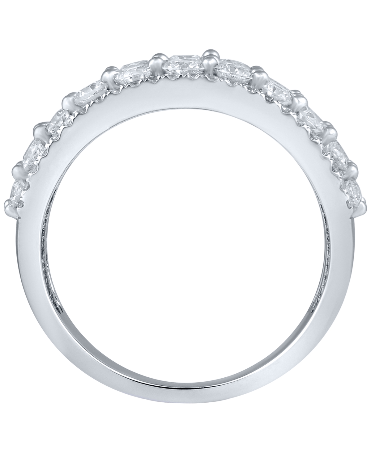 Macy's White Diamond Ring (2 ct. t.w.) in 10k White Gold
