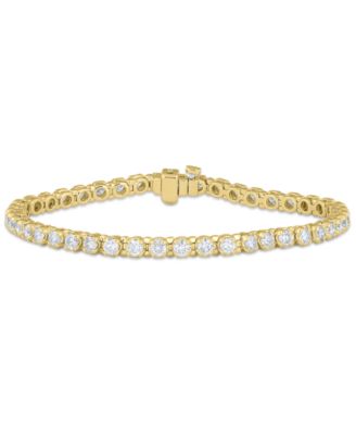 White Diamond Bracelet (5 ct. t.w.) in 10k Yellow Gold (also in 10k White Gold)