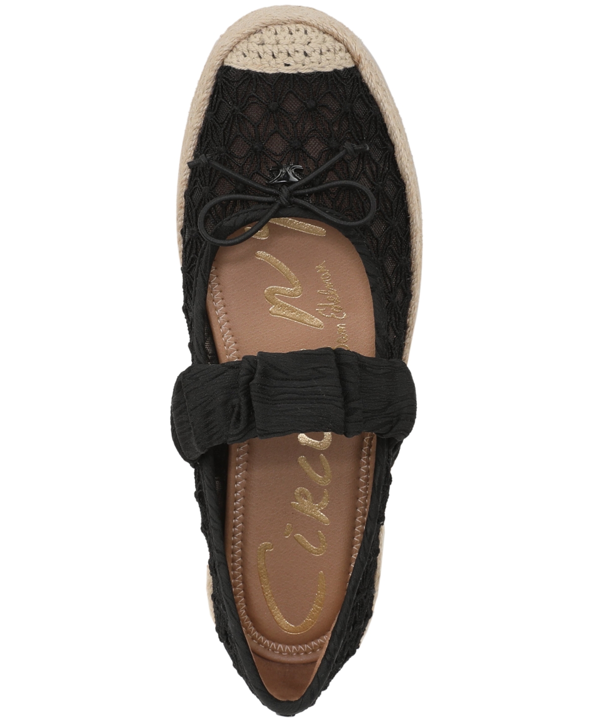 Circus Ny by Sam Edelman Women's Lillie Mesh Mary-Jane Espadrille Flats