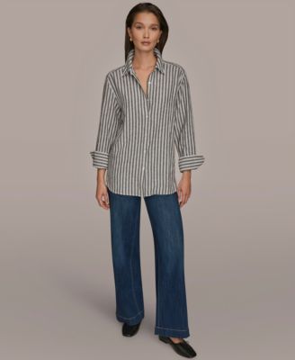 Women's Collared Button Front Shirt
