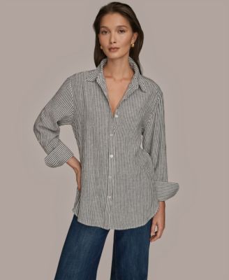 Women's Collared Button Front Shirt