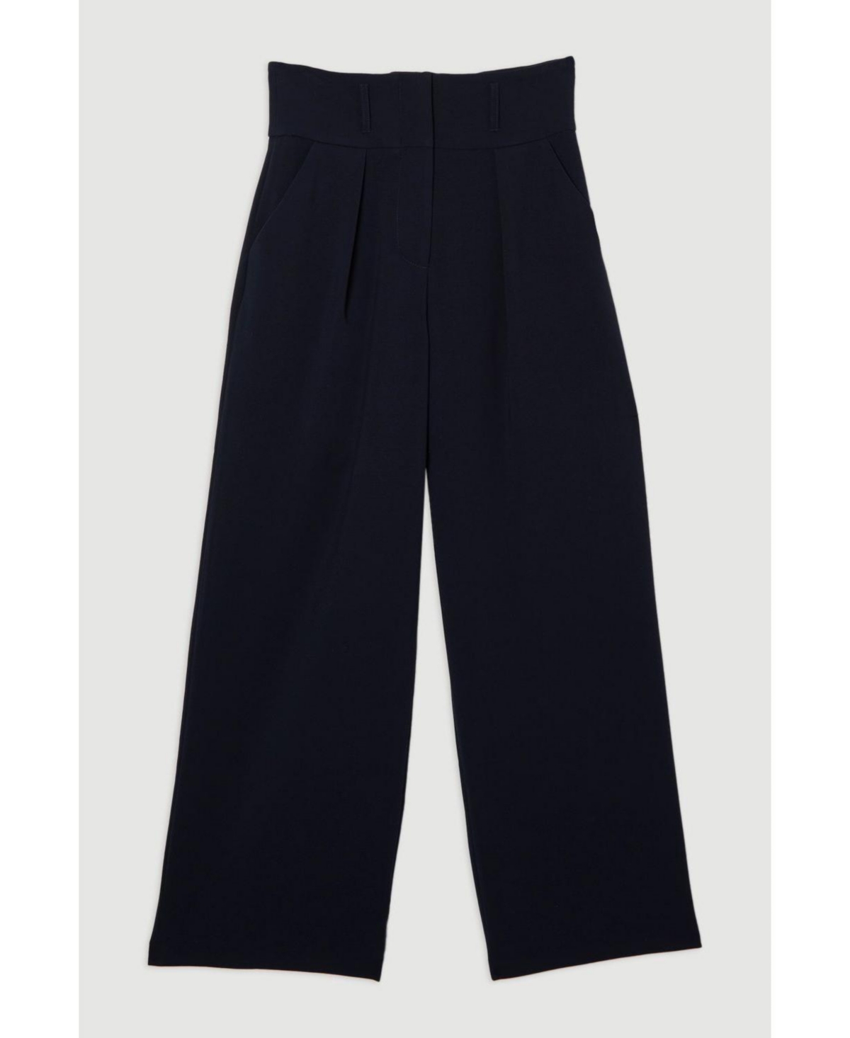 Karen Millen Women's High Waist Wide Leg Pants