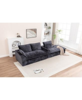 Streamdale 103" Cloud Sectional Couch with L-Shape Chaise, Modern Modular Sofa