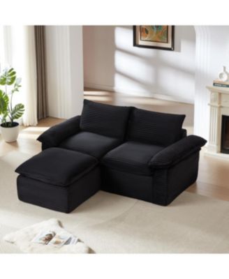 Modern corduroy cloud sofa, freely combined, comfortable sitting experience