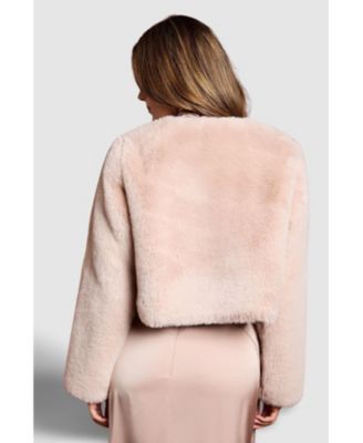 Women's Edge To Edge Faux Fur Coat