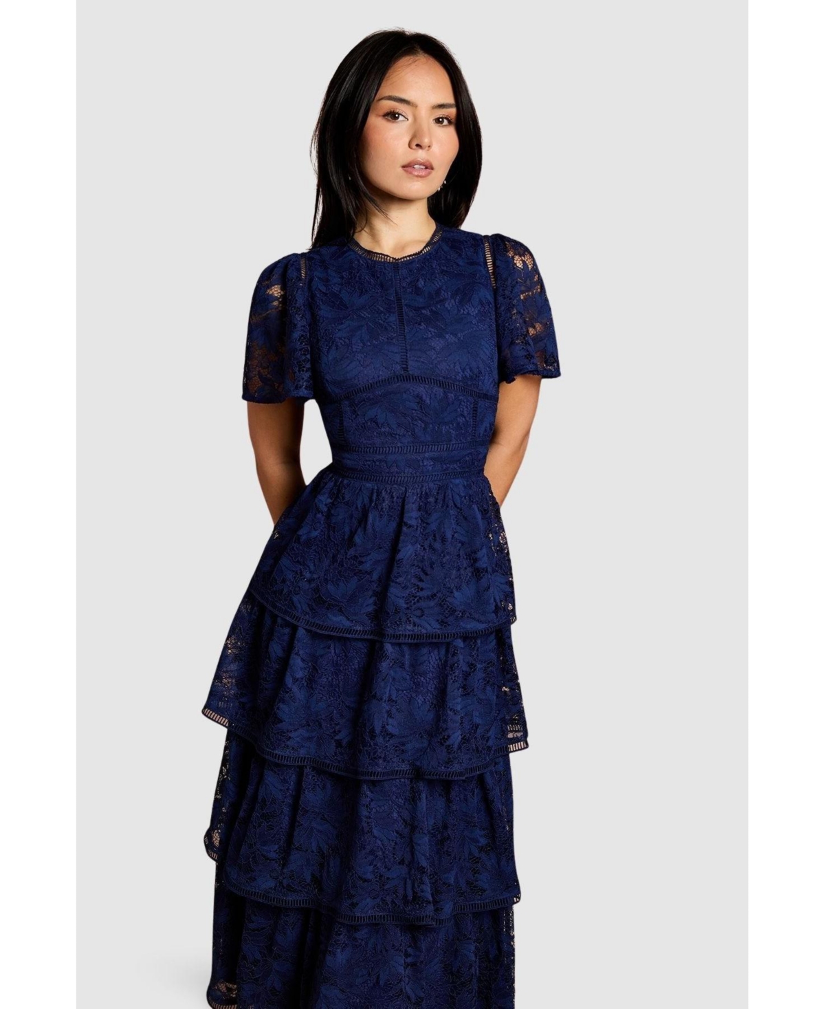 Coast Women's Tiered Lace Dress