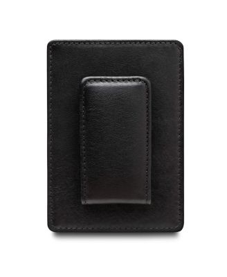 Men's Nappa Vitello Deluxe Front Pocket Wallet RFID, Black