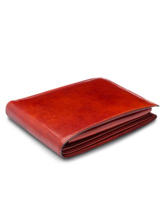 Men's Old Leather Credit Wallet with I.D. Passcase