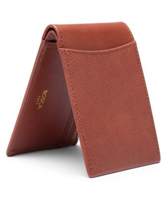 Men's Saffiano Hall Pass Bifold Wallet with Rfid