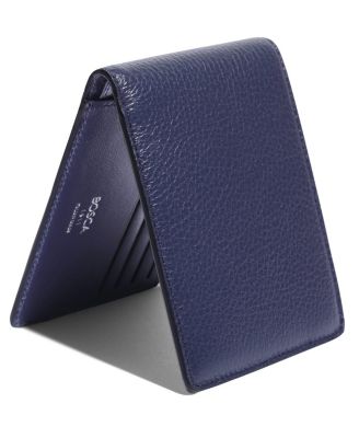 Men's Monfrini Slim 8 Slot Pocket Wallet - RFID, Dark Blue