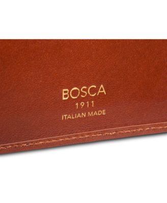 Men's Hard Burnished Italia Small Bifold Wallet