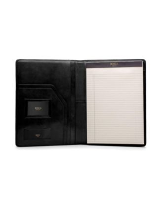 Men's Old Leather All Leather Pad Cover 8.5 X 11