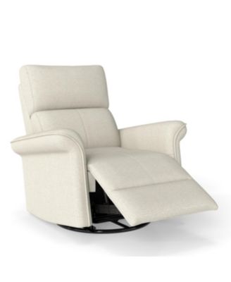 Streamdale Power Swivel Rocker Recliner Chair for Adults (Fabric+Light Gray)