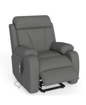 Power Lift Recliner for Elderly, Small Spaces, Remote Control, Dark Gray