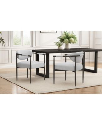 Streamdale Modern Upholstered Dining Chairs (Set of 2)