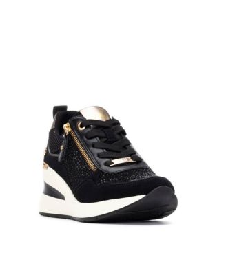 Women's Suede Wedge Sneakers By XTI