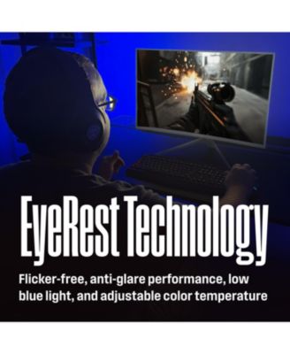 27" Curved Full HD White Gaming Monitor, 200Hz, AMD FreeSync, Low Motion Blur, 1500R, 1080p, DP & 2x HDMI, Built-in Speakers