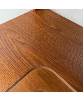 Streamdale 6 Tier L-Shaped Corner Bookshelf - Dark Oak