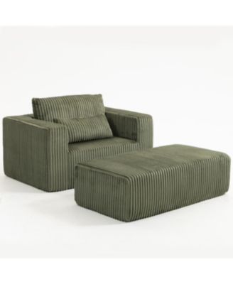 Streamdale Modern 3-Seat Modular Chenille Sectional with Low-Profile Design