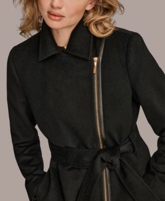 Women's Notch Collared Belted Coat