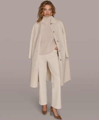 Women's Button Front Maxi Coat