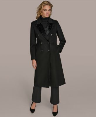 Women's Double-Breasted Reefer Coat