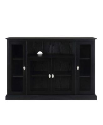 52" Highboy Glass Storage TV Stand